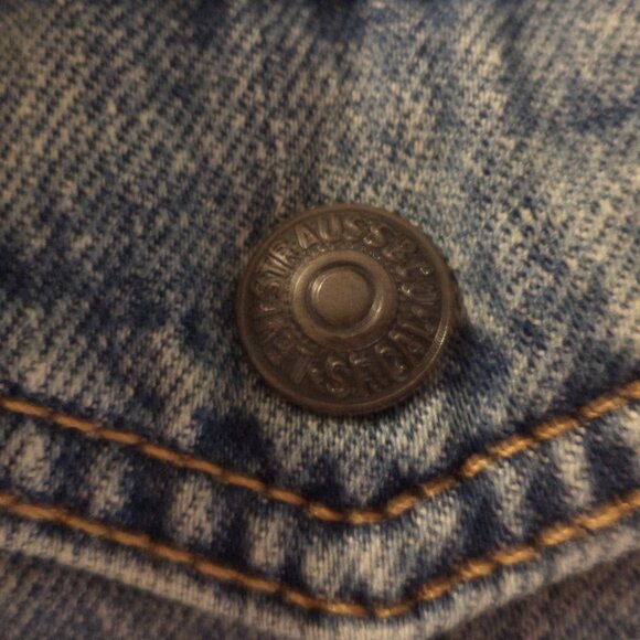 LEVI STRAUSS & CO. JEAN Jacket - DENIM Jacket - Fleece Lined-Loose Fit Size: XXL - Picture 9 of 13